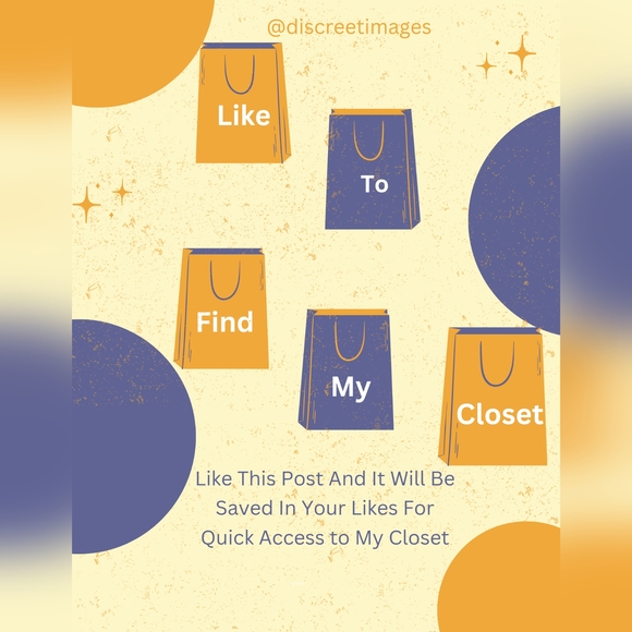 Other - Like This Post For Quick Access To My Closet!!!